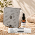 The Glow Setting Kit: Citrus filtered showerhead, Tenshi Beauté Sérum Éclat C+ and Radiant Dewy Glow SPF 30
