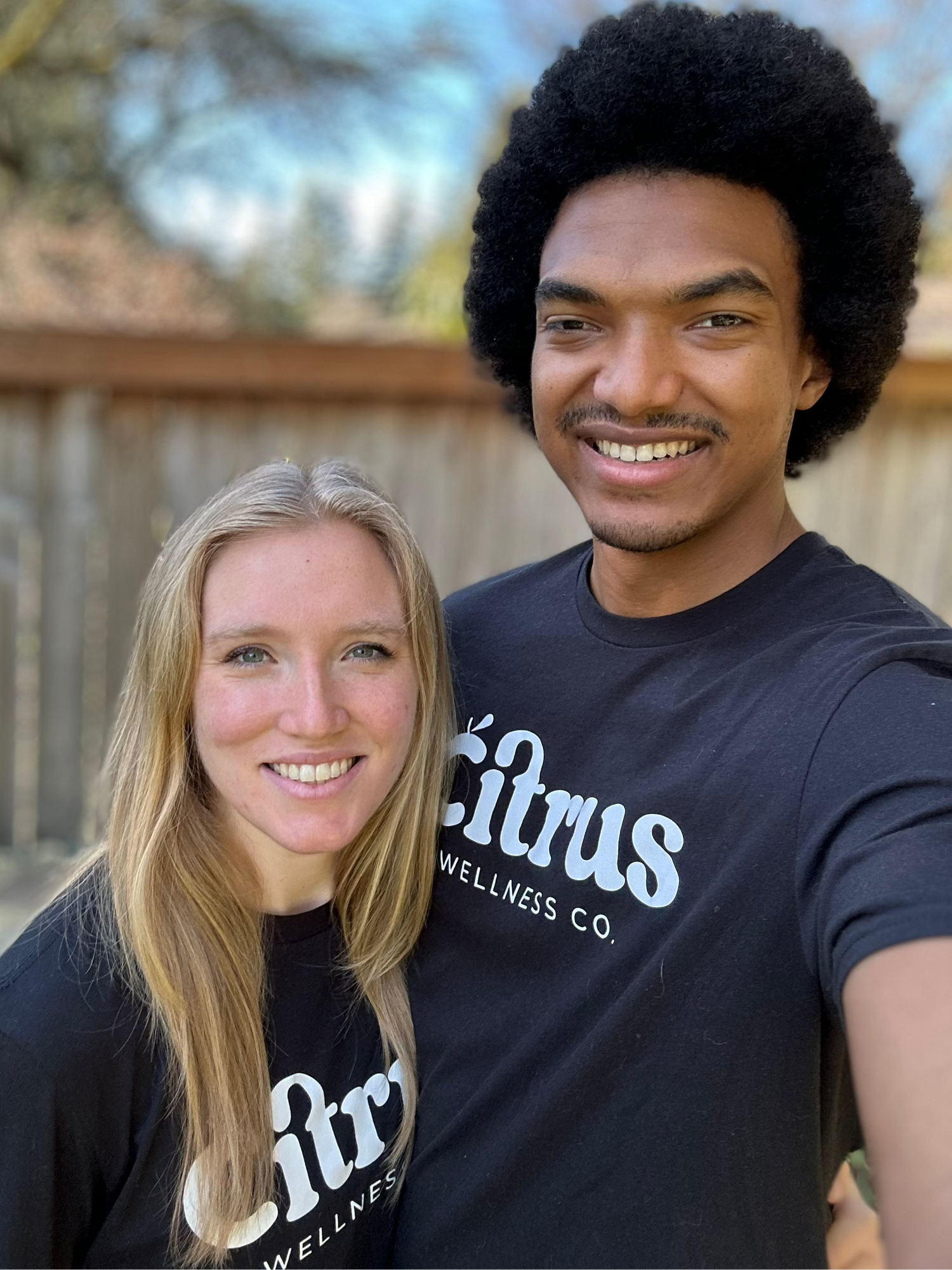 Photo of Tynan and Miles, co-founders of Citrus Wellness Co.
